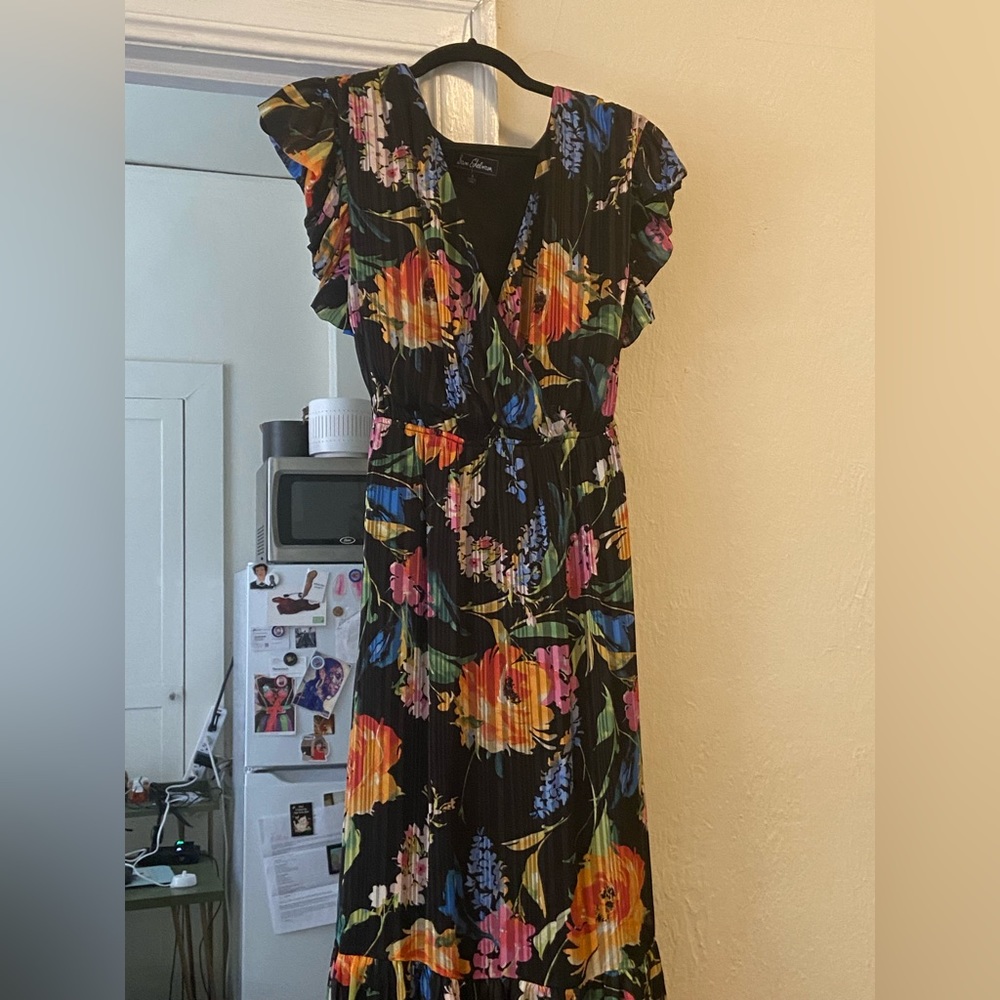 Sam Edelman Black Floral Dress